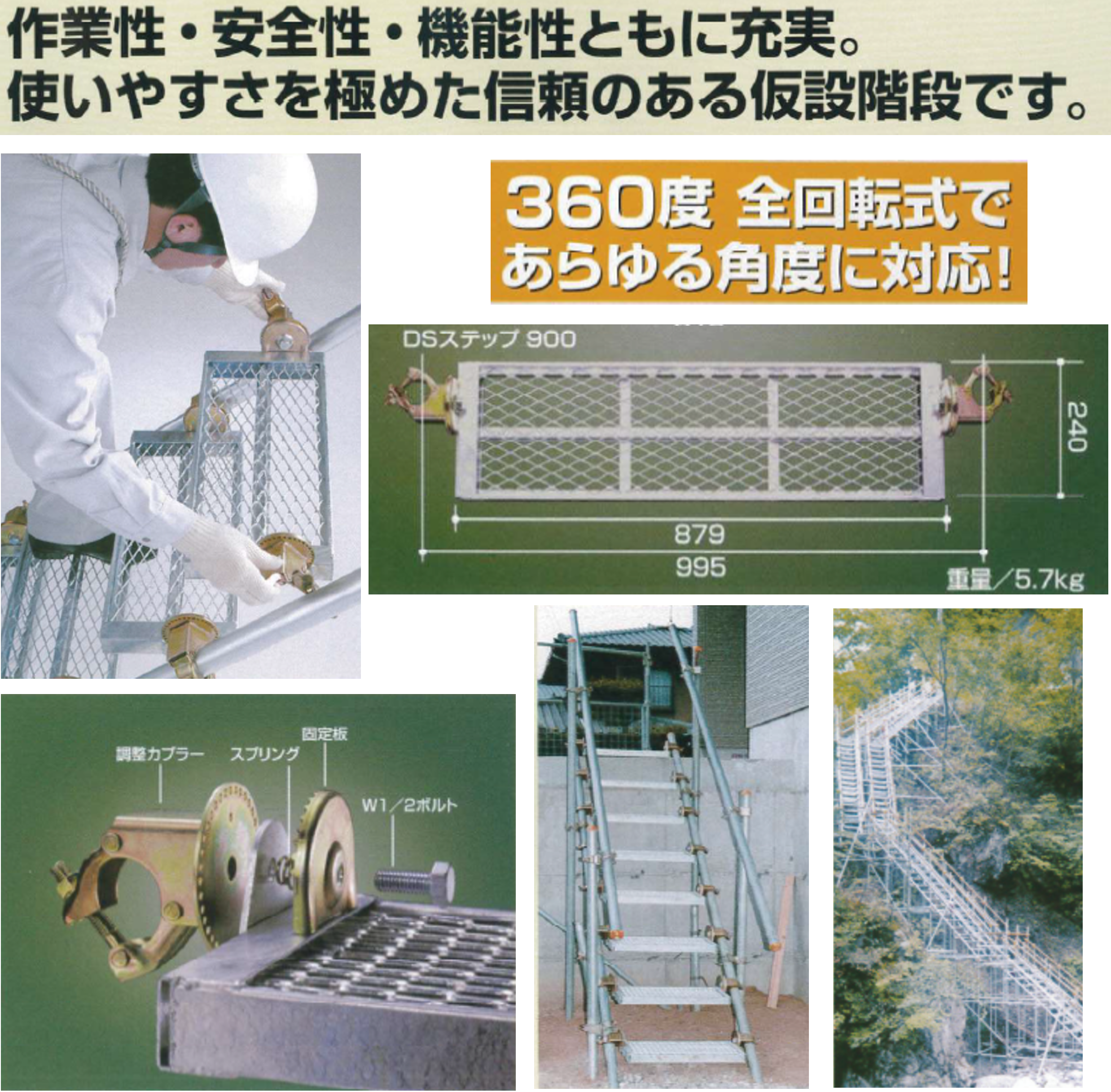 DSステップ900　（メッシュ・全回転式）