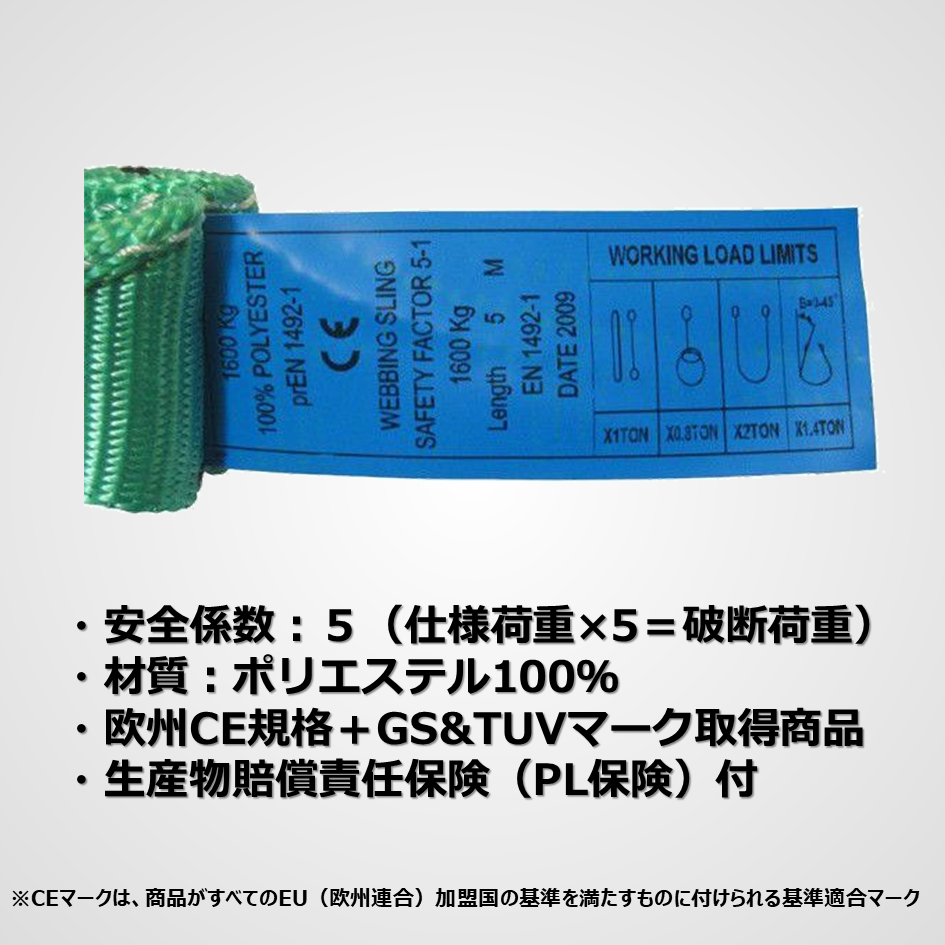 ベルトスリング　両端アイ型